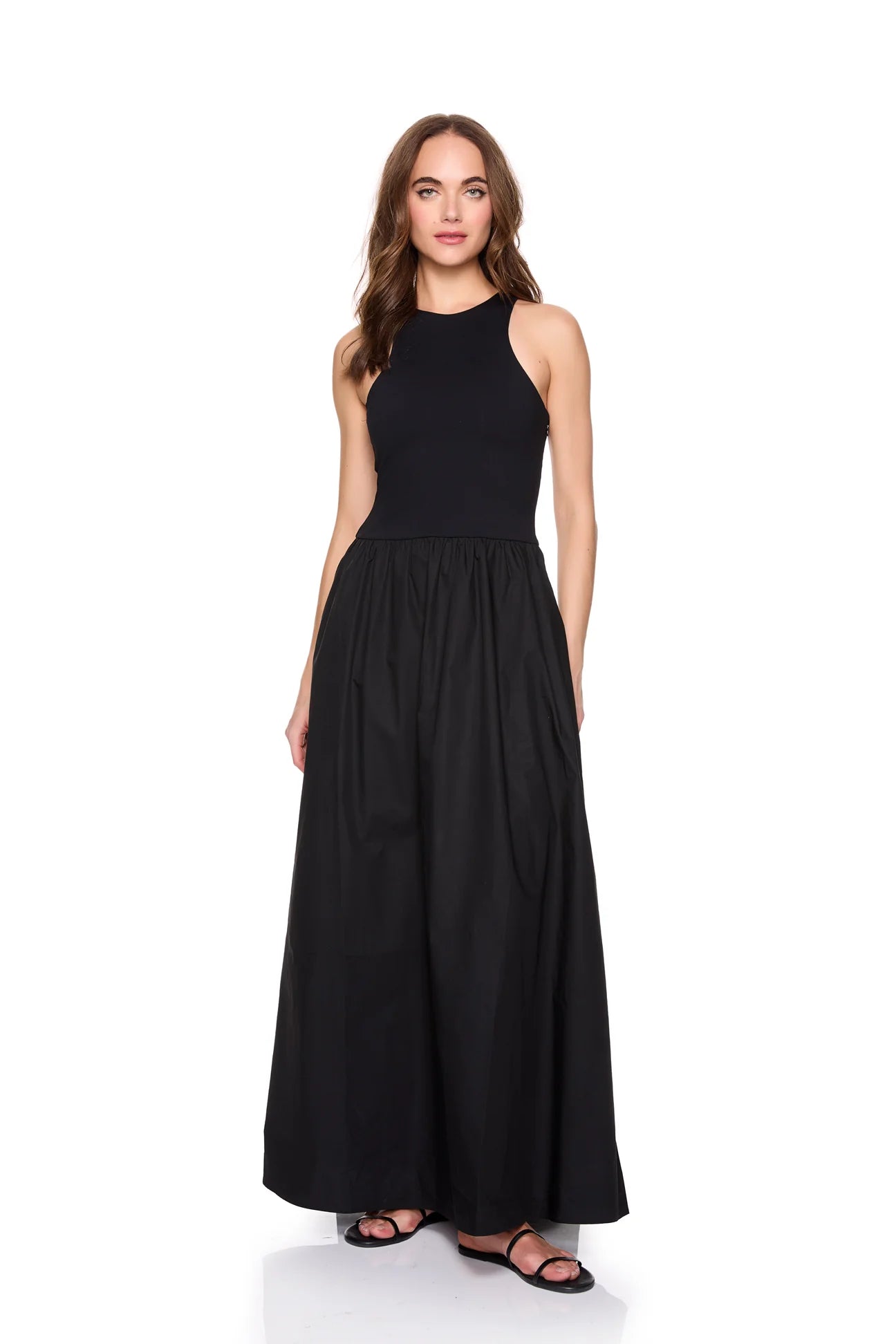 sachin and babi light blue dress Racerback Maxi Dress