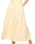 Susana Monaco Poplin Drop Waist Skirt