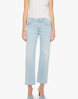 MOTHER Denim The Mid Rise Rambler Zip Ankle
