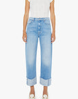 MOTHER Denim The Half-Pipe Ankle Cuff Fray