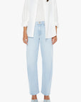 MOTHER Denim The Mid Rise Half-Pipe Hover