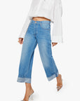 MOTHER Denim The Smoothie Crop Cuff