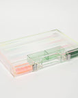 Ombre Lucite Backgammon Sherbert