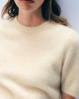 White + Warren Brushed Cashmere Tee