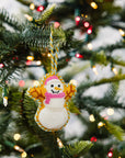 Furbish Studio Needlepoint Snowman Ornament