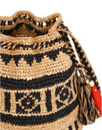 M.A.B.E Pari Raffia Pouch