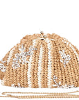 M.A.B.E Alora Raffia Clutch