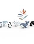 World Animals Wooden Blocks - Artic