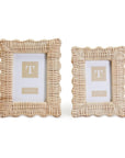Two's Company Wicker Weave Photo Frame