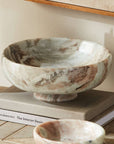 Josephine Footed Marble Bowl