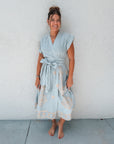Greek Archaic Kori Wrap Dress
