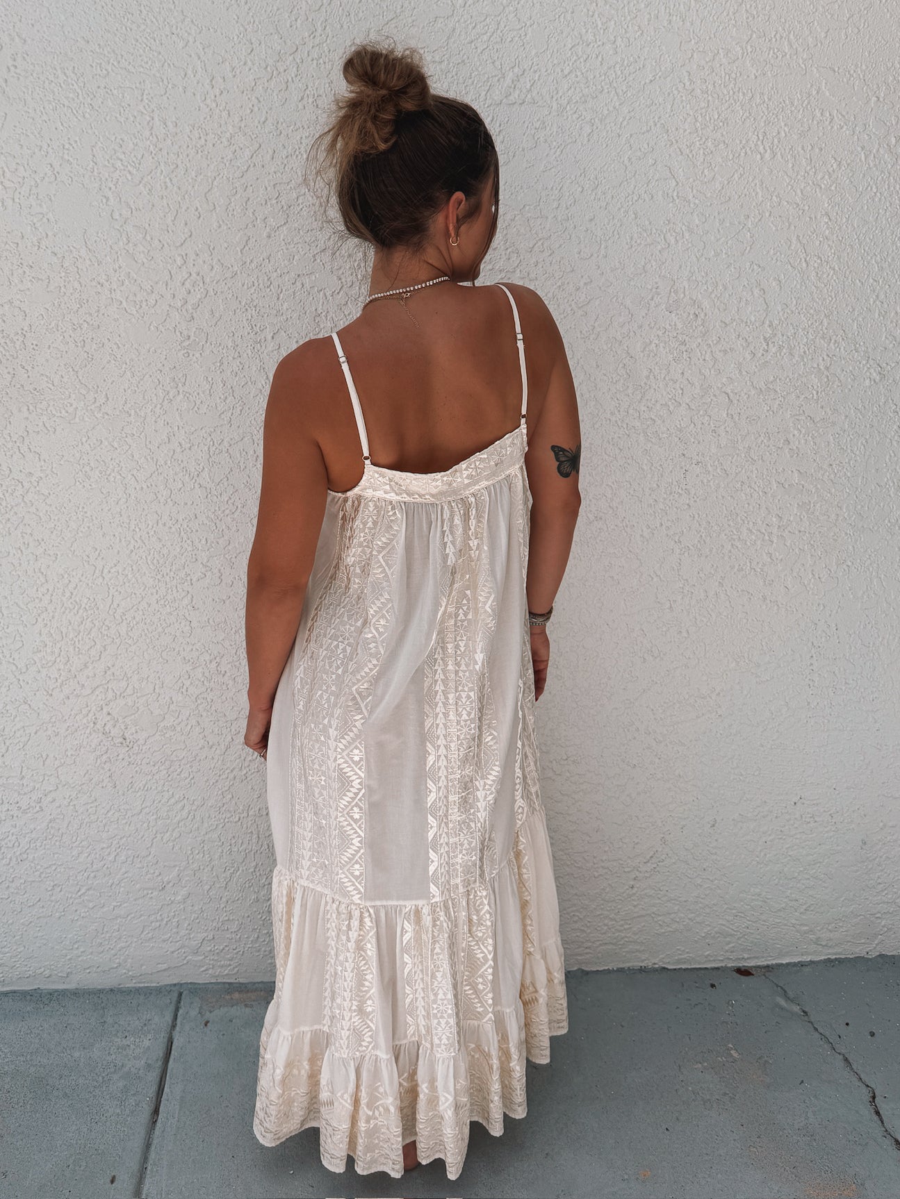 Greek Archaic Kori Asymmetric Triangle Dress
