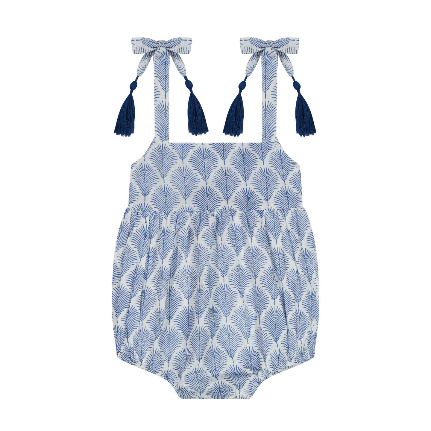 Mer St. Barth Zoe Shoulder Tie Baby Romper