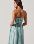ASTR The Label Elisha Tiered High-Low Maxi Dress