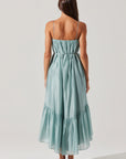 ASTR The Label Elisha Tiered High-Low Maxi Dress