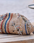 M.A.B.E Alora Raffia Clutch