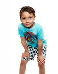 Rowdy Sprout Beach Boys Tie Dye Wave Tee