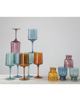 Creative Co-Op Stemmed Wine Glass