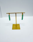 Gas Bijoux Lyre Earrings Turquoise