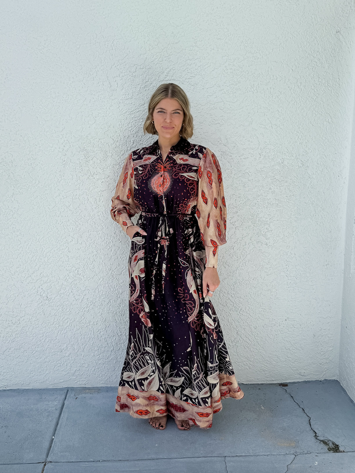 carolina k maxi dress Carolina K Elisetta Dress Maraca / L