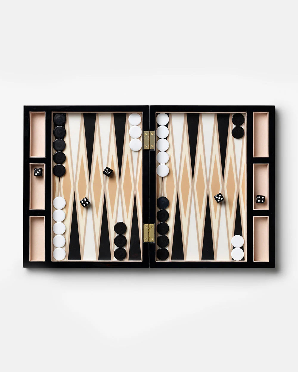 Printworks Lacquered Backgammon Set