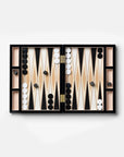 Printworks Lacquered Backgammon Set