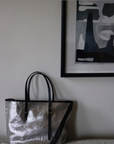 Kempton & Co. Metallic Canvas Small Tote