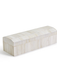 Two's Company Moon Bone Covered Dome Box