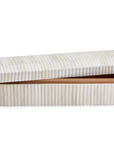 Two's Company Moon Bone Covered Dome Box