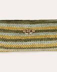 Gas Bijoux Uptown Raffia Clutch