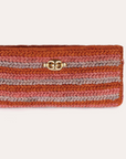 Gas Bijoux Uptown Raffia Clutch