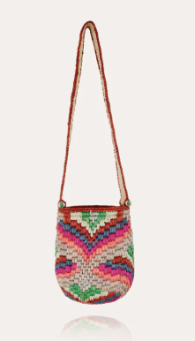Gas Bijoux Bucket Bag Mini Raffia