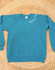 Anna Maria Sweatshirt - Teal/Sky