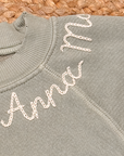 Anna Maria Sweatshirt - Sage/White