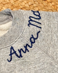 Anna Maria Sweatshirt - Medium Grey/Blue