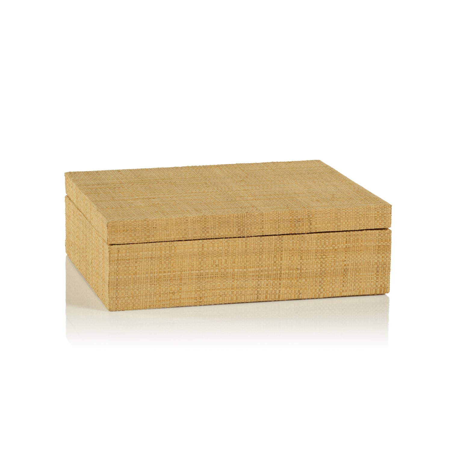 Zodax Bungalow Grasscloth Box