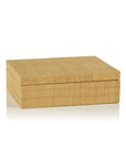 Zodax Bungalow Grasscloth Box
