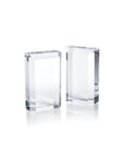 Zodax Claire Crystal Glass Bookends