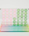Ombre Lucite 4 in a Row Sherbert