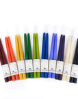 Bluecorn Hand-Dipped Beeswax Taper Candles
