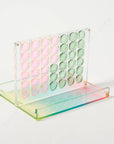 Ombre Lucite 4 in a Row Sherbert