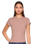 Susana Monaco Essential Crew Short Sleeve Tee