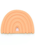 OB Designs Silicone Rainbow Teether | Peach