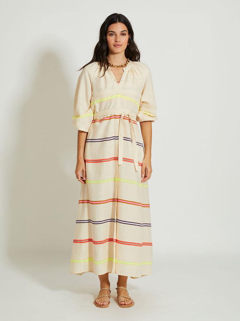 lemlem Makeda Button Up Dress