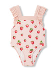 Milkbarn Ruffle Square Neck Swimsuit