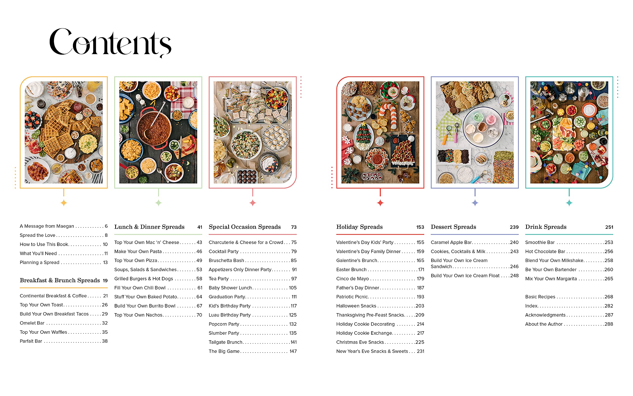 Spectacular Spreads Book