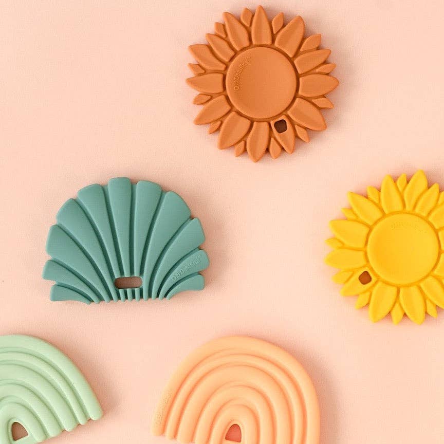 OB Designs Silicone Shell Teether | Ocean