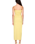 Susana Monaco String Gathered Slit Dress