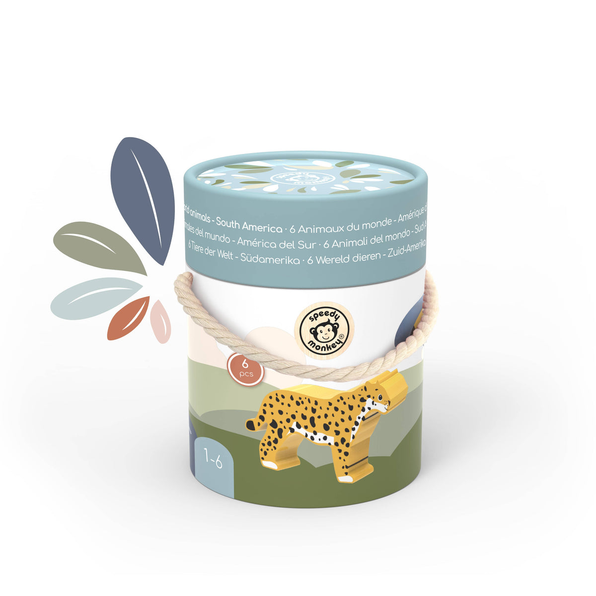 World Animals Wooden Blocks - South America