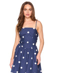 Susana Monaco Poplin Polka Dot Dress